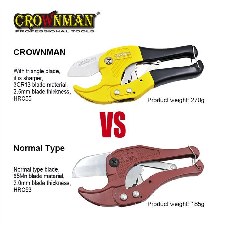 Cortador de tubos de PVC CROWNMAN