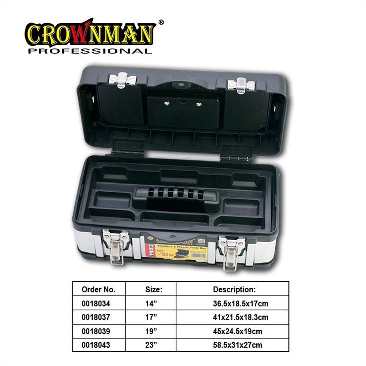 Caja de herramientas de acero inoxidable