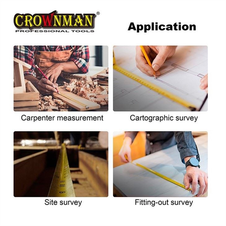 Cinta métrica recubierta de nailon de grado industrial