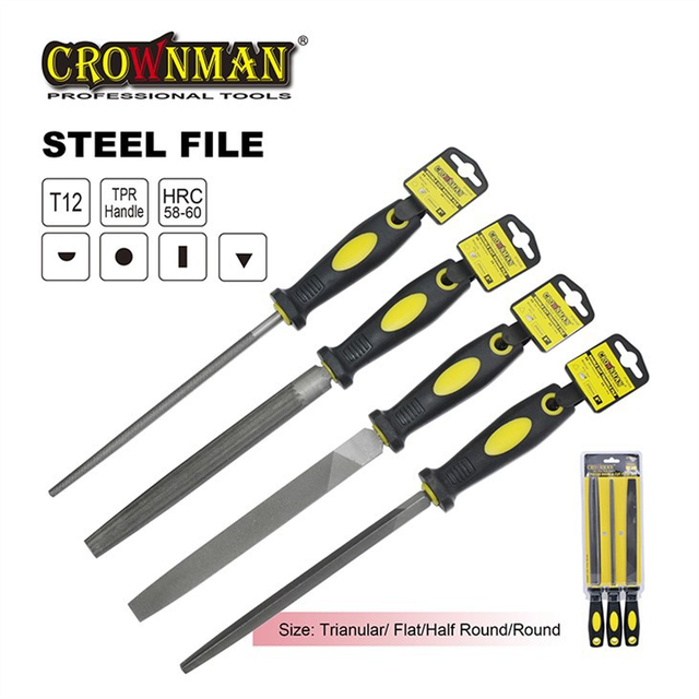 Limas de acero para herramientas manuales CROWNMAN