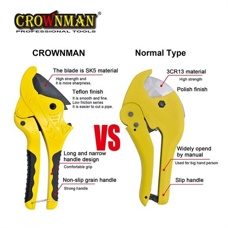 Cortador de tubos de PVC de alta resistencia CROWNMAN