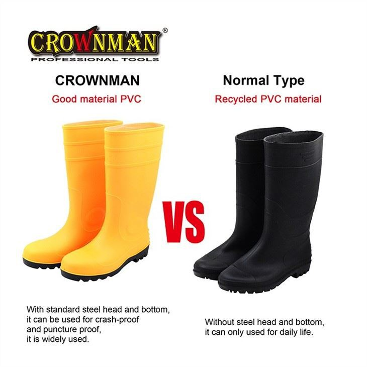 Botas de lluvia de seguridad CROWNMAN